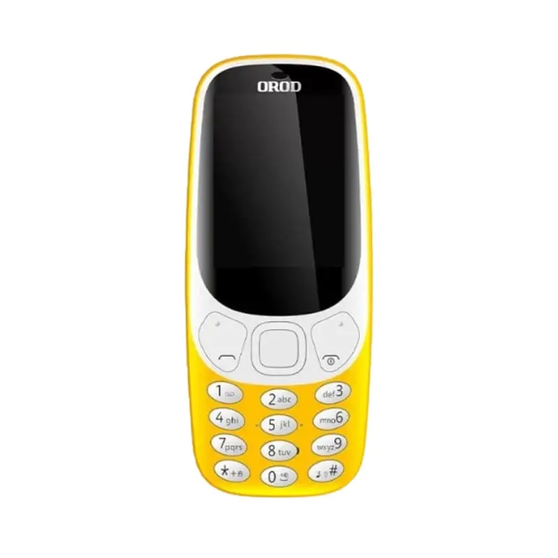 گوشی موبایل Orod 3310 رنگ زرد